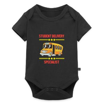 School Bus Driver School Bus - Baby Premium short-sleeve bodysuit - black - Front