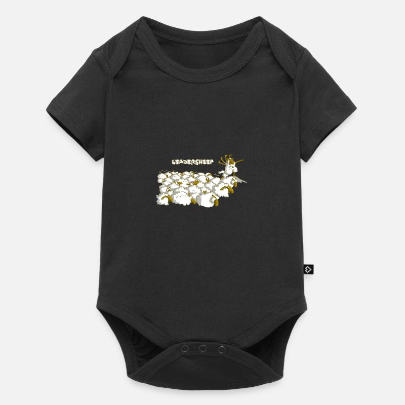 leadersheep - Body à manches courtes Premium Bébé - noir