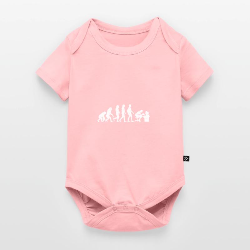 Programmer evolution coder informatik gift Baby Premium short-sleeve bodysuit