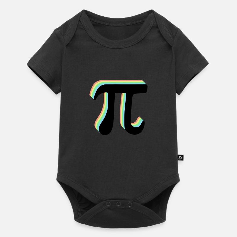 Math Pi-Symbol Pi - Baby Premium Kurzarmbody - Schwarz