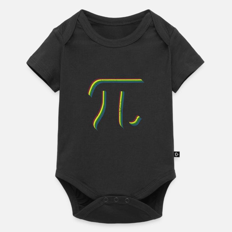 Math Pi-Symbol Pi - Baby Premium Kurzarmbody - Schwarz