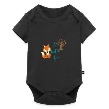 Un petit renard - Body à manches courtes Premium Bébé - noir - Devant
