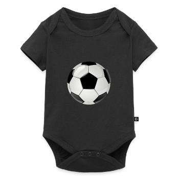 ballon de football de football américain football goalkeeper1 - Body à manches courtes Premium Bébé - noir - Devant