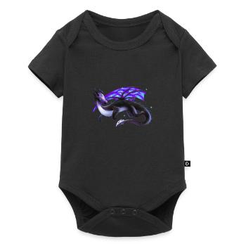 Dragon de la nuit magique - Dragon des éléments - Body à manches courtes Premium Bébé - noir - Devant