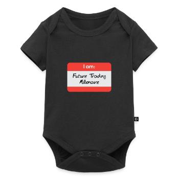 Future trading millionaire I Börse - Baby Premium Kurzarmbody - Schwarz - Vorne