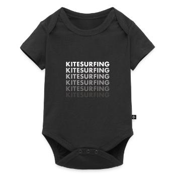 Kitesurf sportif - Body à manches courtes Premium Bébé - noir - Devant