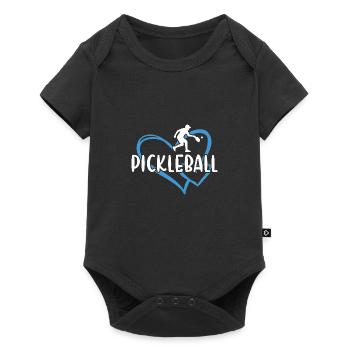 Sport Heart Pickleball - Body à manches courtes Premium Bébé - noir - Devant
