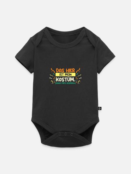 Jecken Fasching Karneval - Baby Premium Kurzarmbody - Schwarz