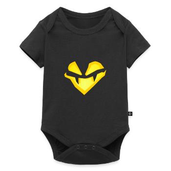 Halloween Costume Pumpkin Trick Or Treat Disguise - Baby Premium short-sleeve bodysuit - black - Front