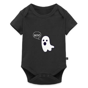 T-Shirt Ghost - Body à manches courtes Premium Bébé - noir - Devant