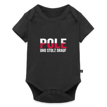 Pole Polnisch Polen - Baby Premium Kurzarmbody - Schwarz - Vorne