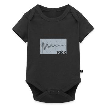 Kick synthétiseur de musique keyboard - Body à manches courtes Premium Bébé - noir - Devant