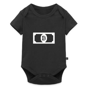 Bitcoin dollars - Baby Premium short-sleeve bodysuit - black - Front