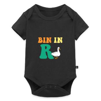 Pensioner Retirement Pension Pension Duck - Baby Premium short-sleeve bodysuit - black - Front