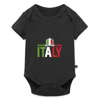 Italie Italien Italien Italie - Body à manches courtes Premium Bébé - noir - Devant