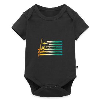 Angler Fishing - Baby Premium short-sleeve bodysuit - black - Front