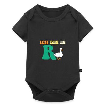 Pensioner Retirement Pension Pension Duck - Baby Premium short-sleeve bodysuit - black - Front