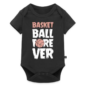 Le basketball pour toujours - Body à manches courtes Premium Bébé - noir - Devant