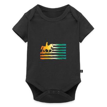 Cheval - Body à manches courtes Premium Bébé - noir - Devant