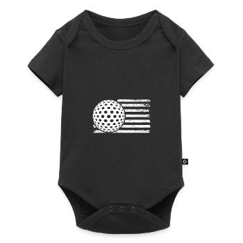 Golfers Golf - Baby Premium short-sleeve bodysuit - black - Front