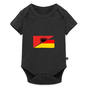 Albanian Albanian Germany Albania - Baby Premium short-sleeve bodysuit - black - Front