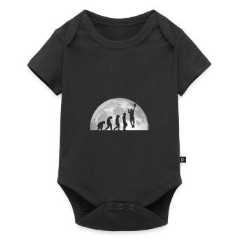 Basketball Players Evolution Basketball - Baby Premium short-sleeve bodysuit - black - Front