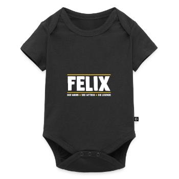 Felix - Body à manches courtes Premium Bébé - noir - Devant
