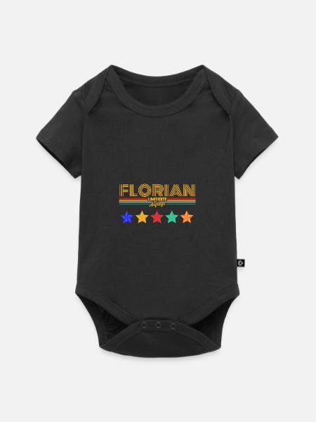 Florian - Baby Premium Kurzarmbody - Schwarz