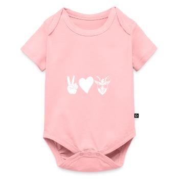 Goats - Baby Premium short-sleeve bodysuit - rose - Front