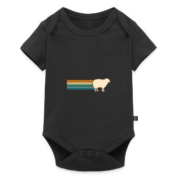 Shepherd Sheep - Baby Premium short-sleeve bodysuit - black - Front