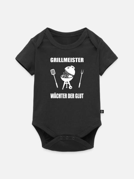 BBQ - Baby Premium Kurzarmbody - Schwarz