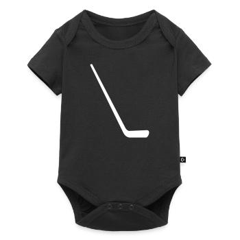 Ice hockey stick - Baby Premium short-sleeve bodysuit - black - Front