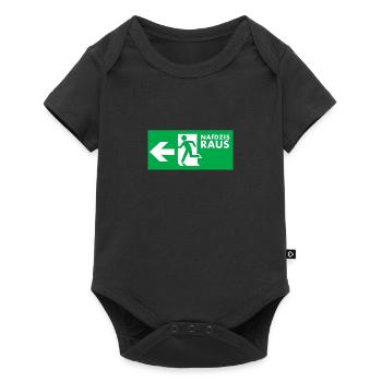 NAfDZIS Out - Baby Premium short-sleeve bodysuit - black - Front
