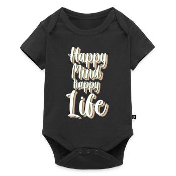 Cloverleaf Vacances positives - Body à manches courtes Premium Bébé - noir - Devant