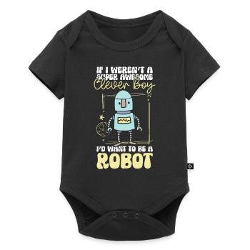 Technicien en robotique mécanique Android - Body à manches courtes Premium Bébé - noir - Devant