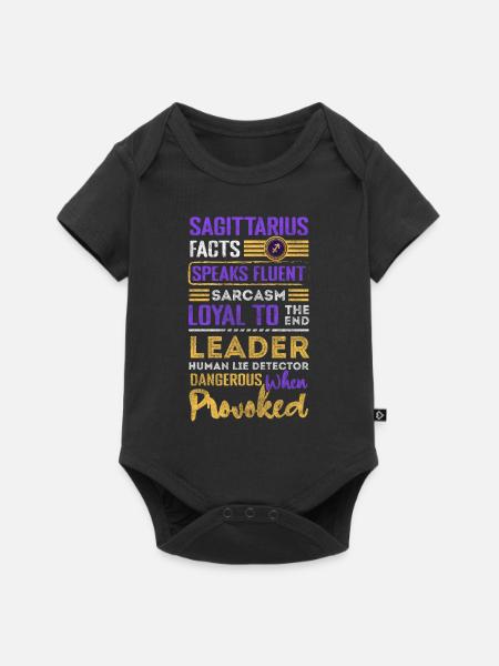 Schütze November Astrologie Konstellation - Baby Premium Kurzarmbody - Schwarz