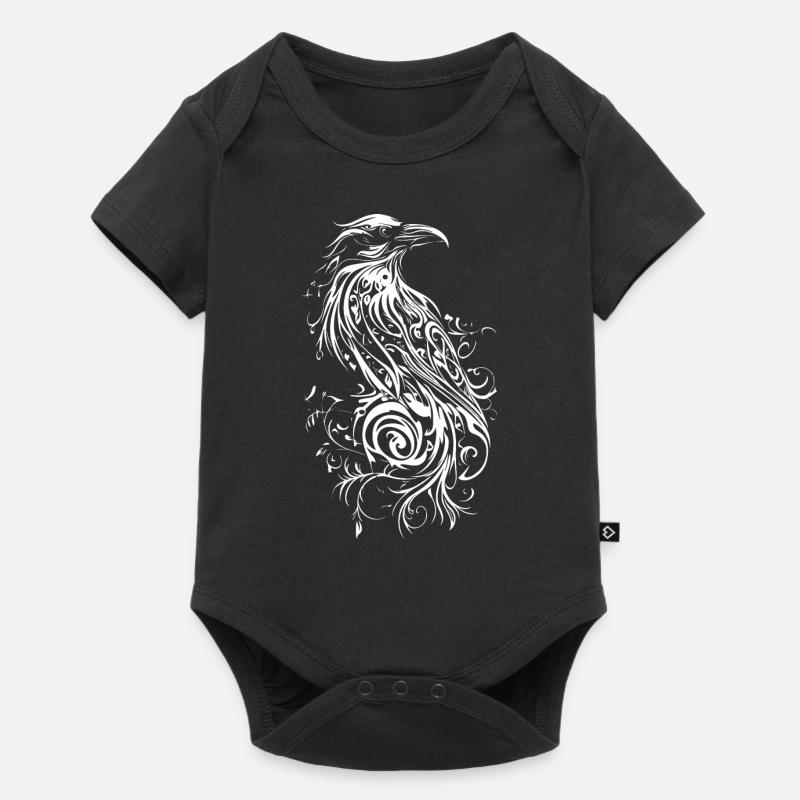 Rabe - Baby Premium Kurzarmbody - Schwarz