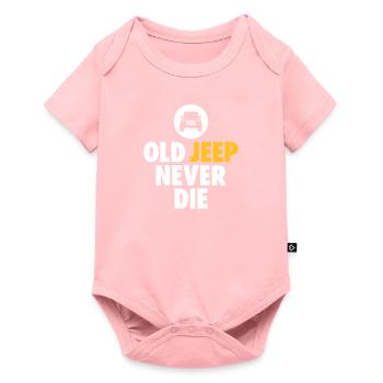 old jeep never die - Baby Premium short-sleeve bodysuit - rose - Front