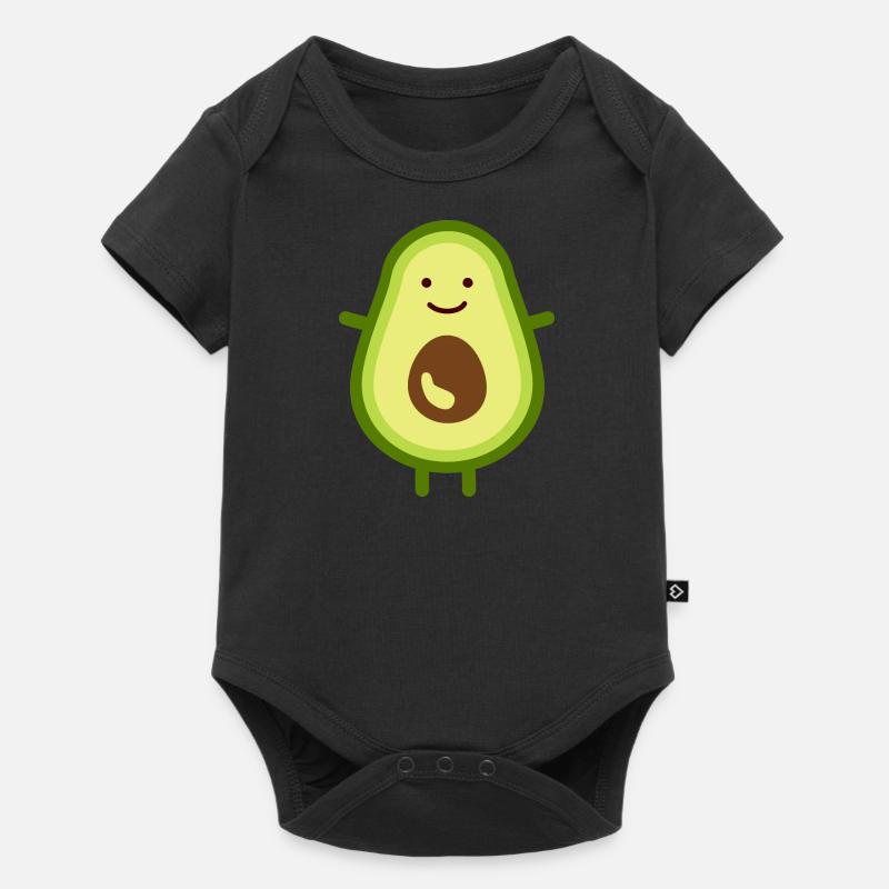 Avocado - Baby Premium Kurzarmbody - Schwarz