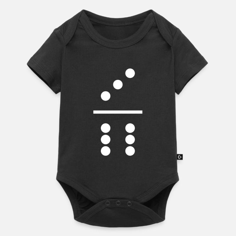 Pierre domino 3/6 - Body à manches courtes Premium Bébé - noir