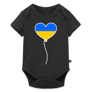 Ukraine - Body à manches courtes Premium Bébé - noir - Devant