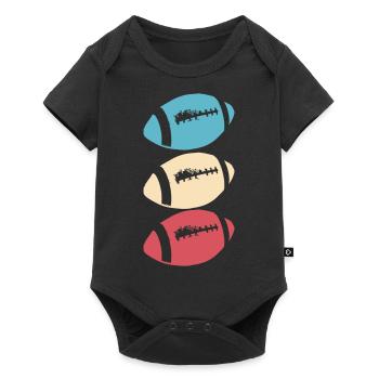 American Football American Vector Pride - Baby Premium short-sleeve bodysuit - black - Front