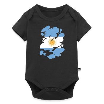 Argentina Flag South America Argentine Flag - Baby Premium short-sleeve bodysuit - black - Front