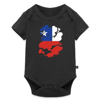 Chile Flag South America Chilean Flag Vintage - Baby Premium short-sleeve bodysuit - black - Front