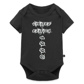 1990 - Baby Premium Kurzarmbody - Schwarz - Vorne