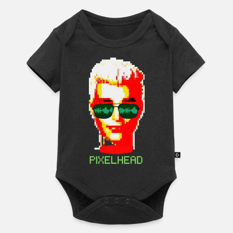 pixelhead - Baby Premium short-sleeve bodysuit - black