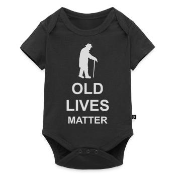 old lives matter quote - Baby Premium short-sleeve bodysuit - black - Front