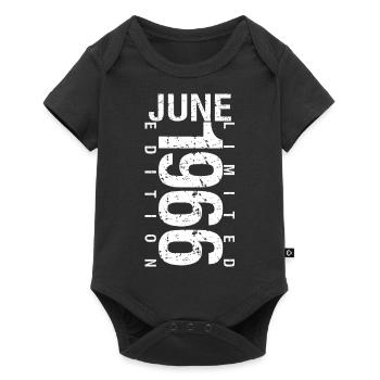 June 1966 June birthday gift June 1966 - Baby Premium short-sleeve bodysuit - black - Front