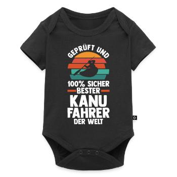 Schullehrer Lehrer - Baby Premium Kurzarmbody - Schwarz - Vorne