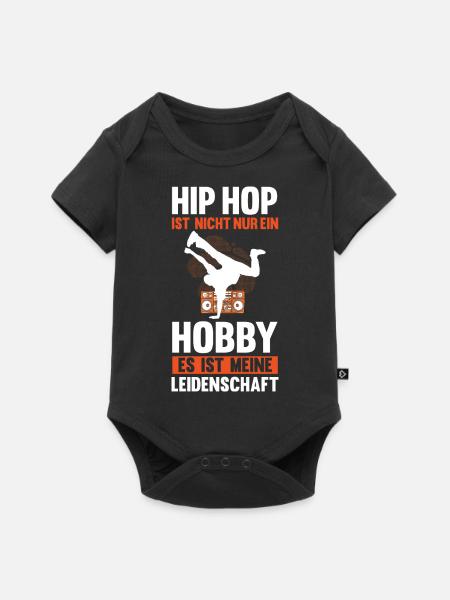 Hip Hop Tänzer - Baby Premium Kurzarmbody - Schwarz